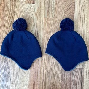Primary Baby Toddler Winter Hat in Navy Blue, Size: 12-24 Months